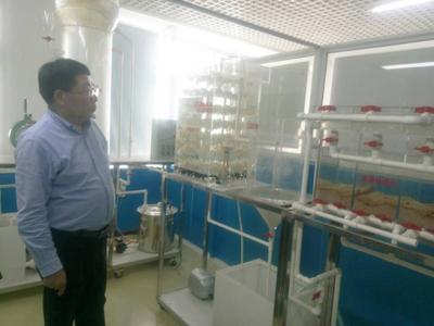 市科技局赴高新技术企业调研环保技术研发进展